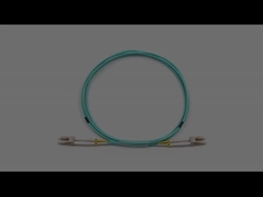 Внутренний LC/UPC к LC/UPC Дуплексный мультимод OM3 OFNR Волоконно-оптический патч-кабель 2.0 мм