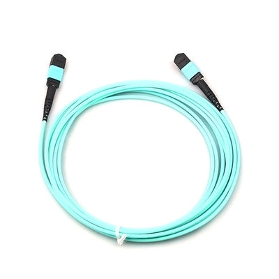 24 Fibers MPO Jumper with 0.35dB Max Insertion Loss and 150m at 850nm Reach for High-Speed Data Transmission