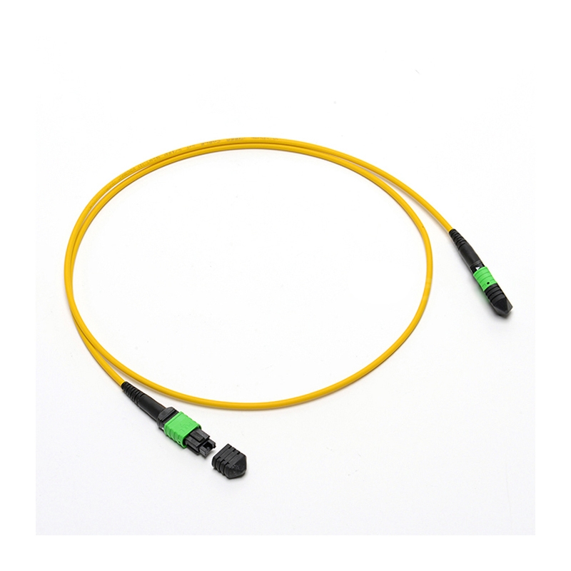 MTP Jumper MPO Trunk Patch Cord 1m (3ft) with 0.35dB Max and OM4 50/125μm for High-Speed Data Transmission